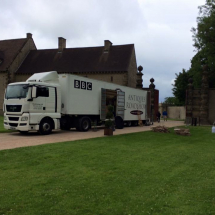 Filming for Antiques Roadshow at Bolsover Castle